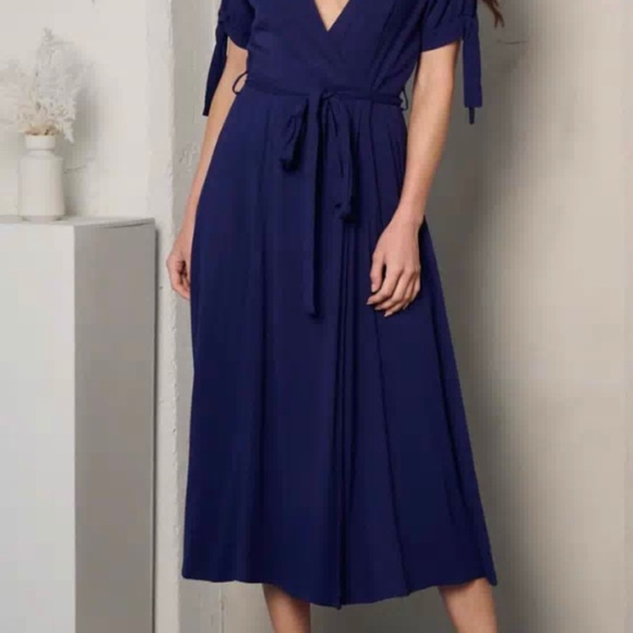 Blue midi dress - Picture 5 of 8